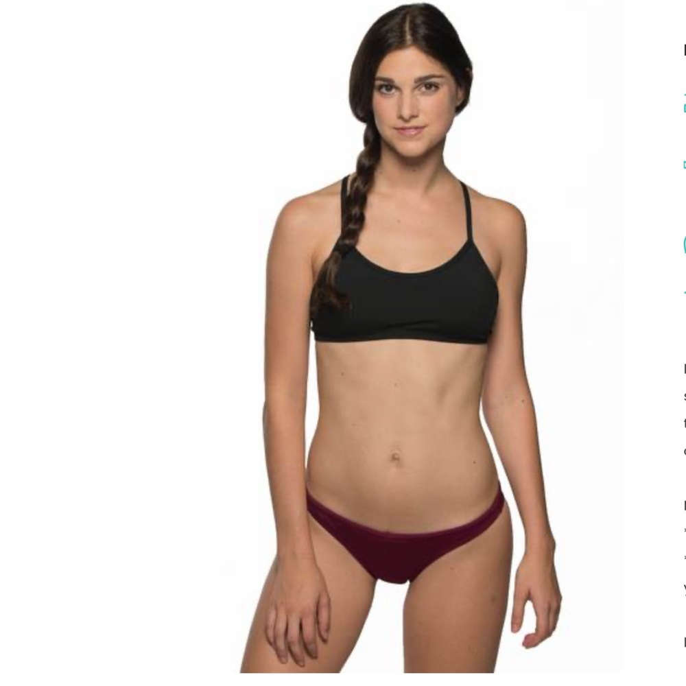 Jolyn Brazil Bikini Bottoms in Cabernet